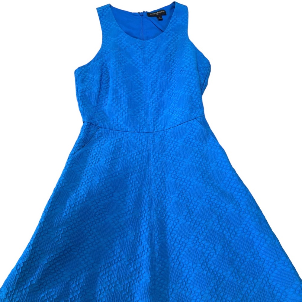 Banana Republic Blue Sleeveless Dress Size 2